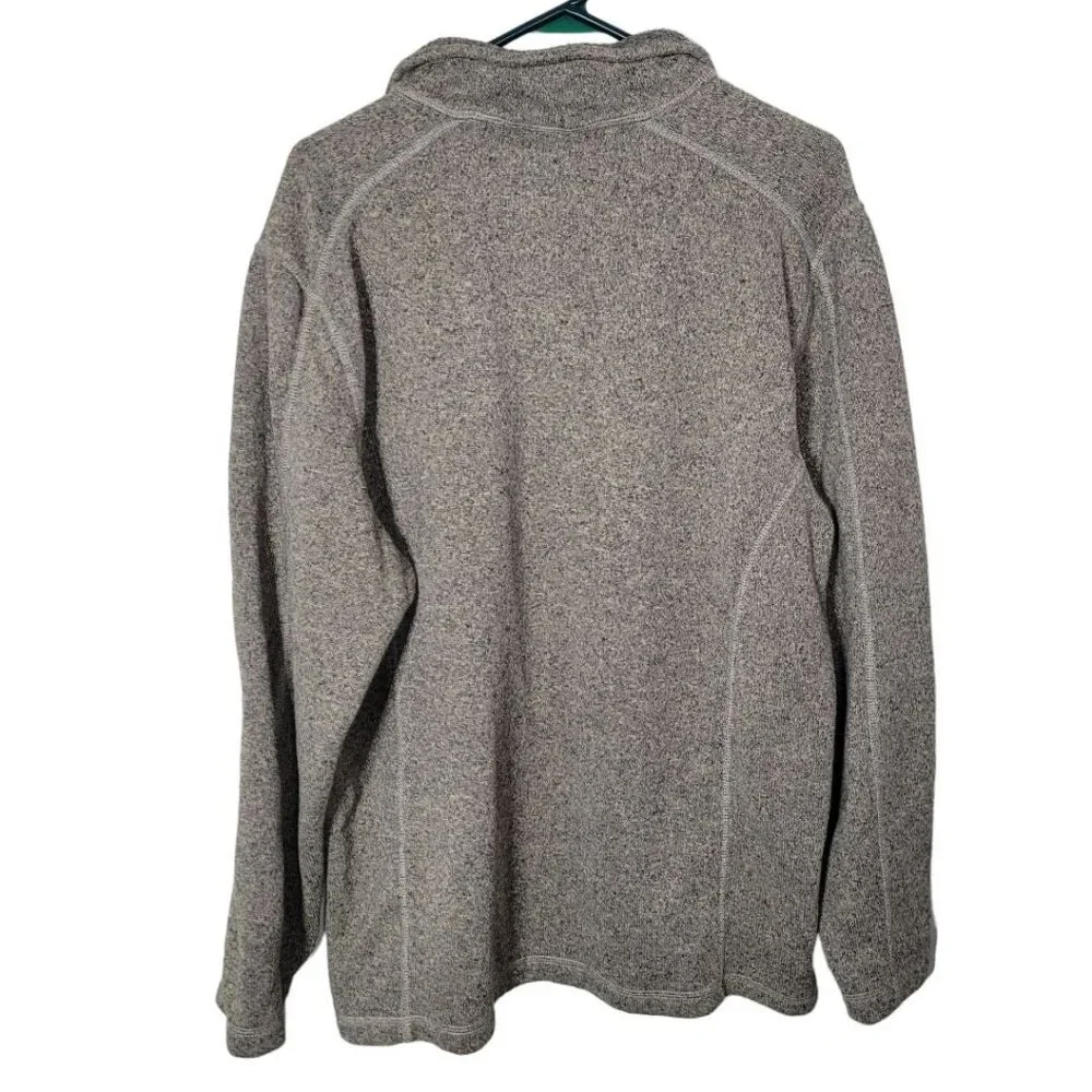 The North Face Pullover Sweatshirt Mens Large Quarter Zip Collar Long Warm Thick